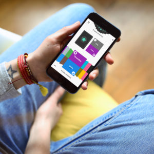 A user is playing Color It Out, where you connect two words with the same Color Vowel and then practice pronouncing the words.