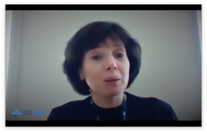Blue Canoe user speaking positively about how the app improves English pronunciation for ESL learners.